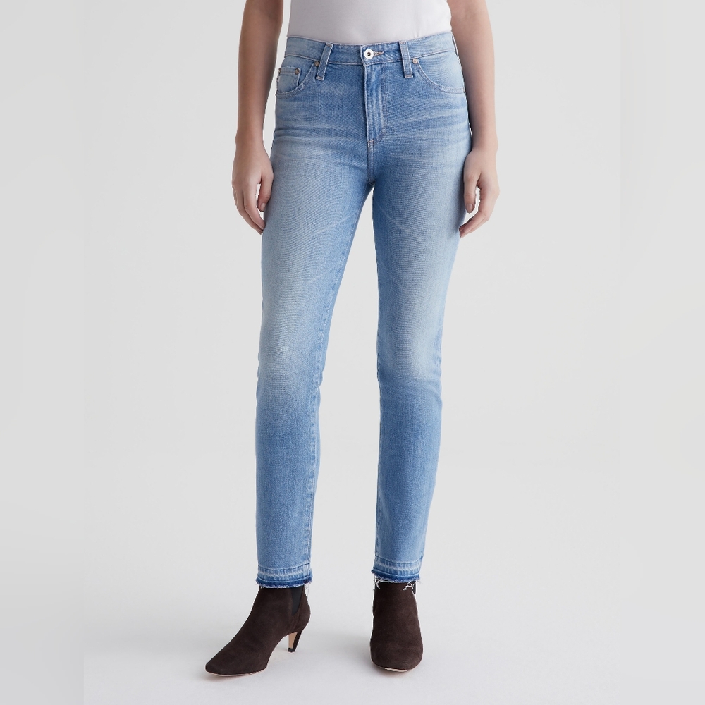 AG Marie High-Rise Slim Straight Jeans